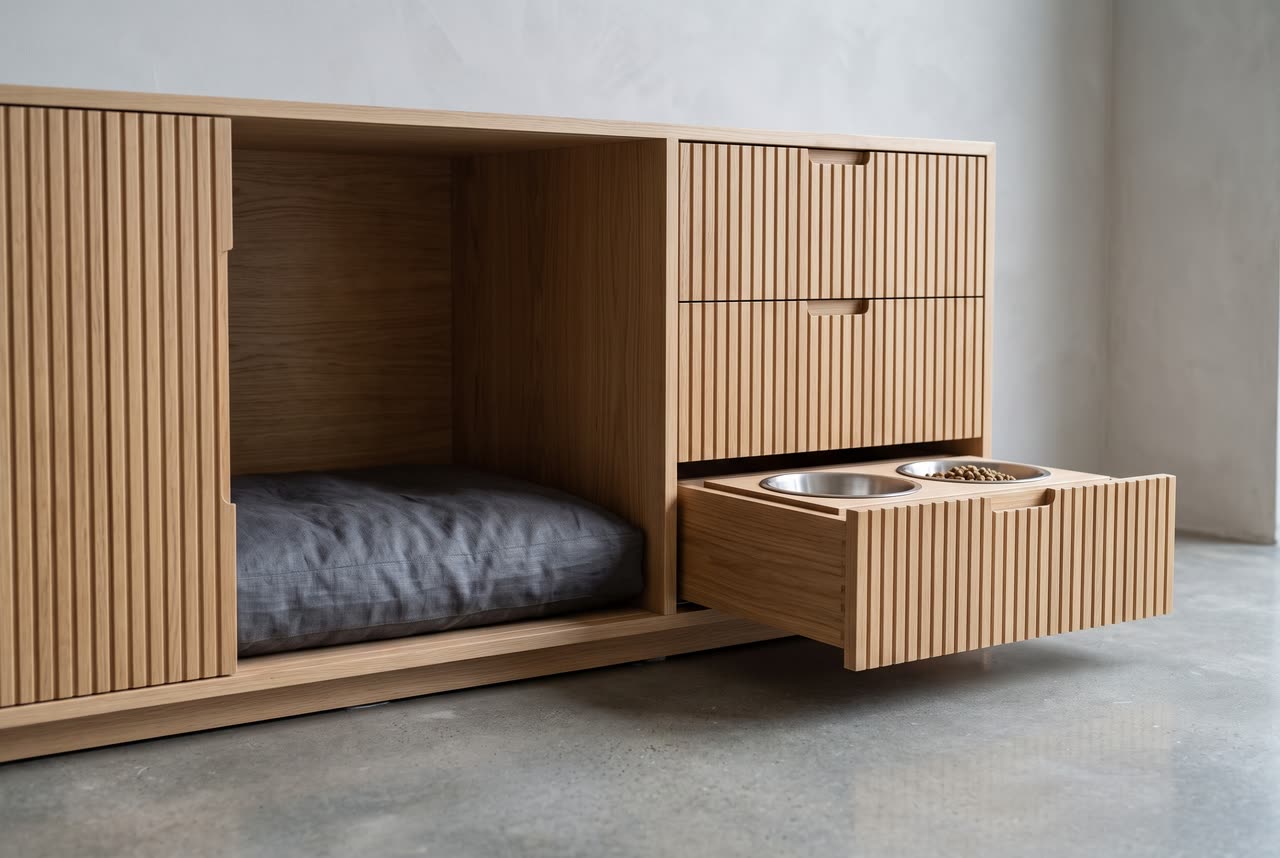 Detail of Credenza. Concept visual