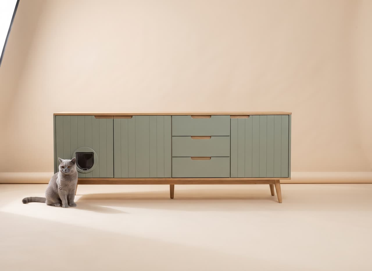 Litter sideboard. Concept visual