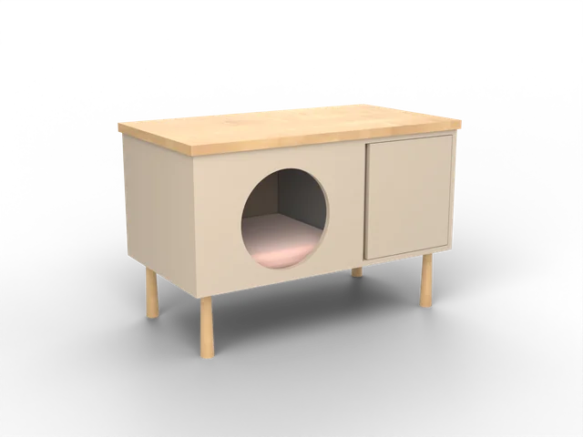 Cat nightstand