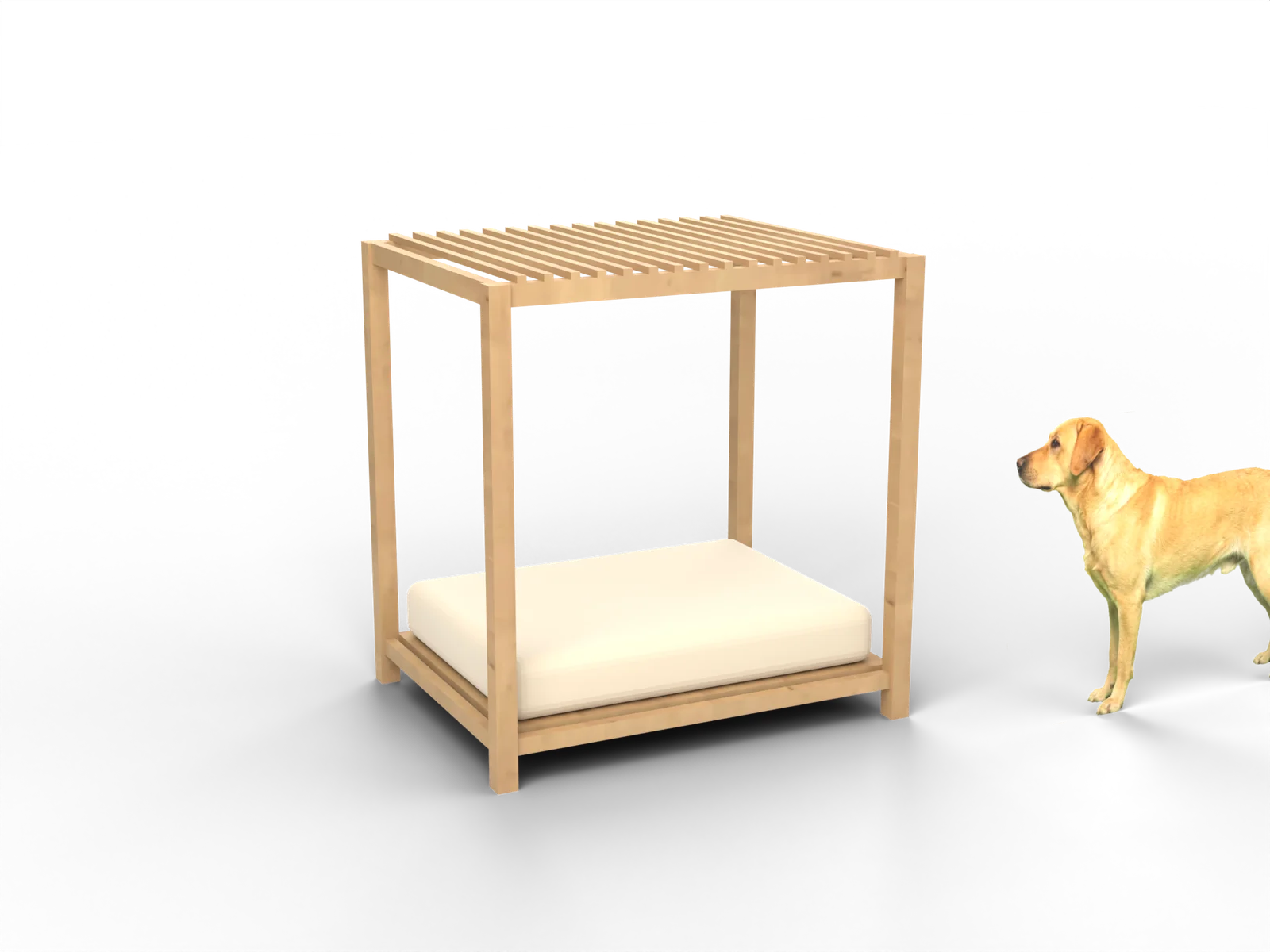 Pavilion, gerenderd uit onze tekening
