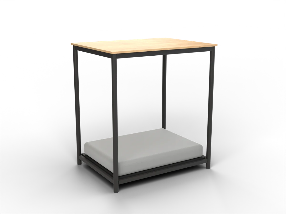 Pavilion met plank