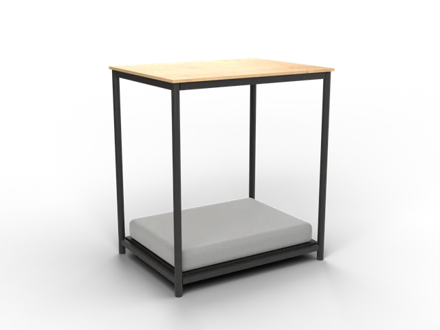 Pavilion with shelf